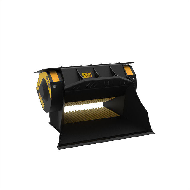 MB Crushers Bucket Crusher | Model MB-L120 S2 | Mouth Opening Width 29" | Oil Flow Range 25 GPM | For Skid Steers, Excavators, Loaders, Backhoe Loaders