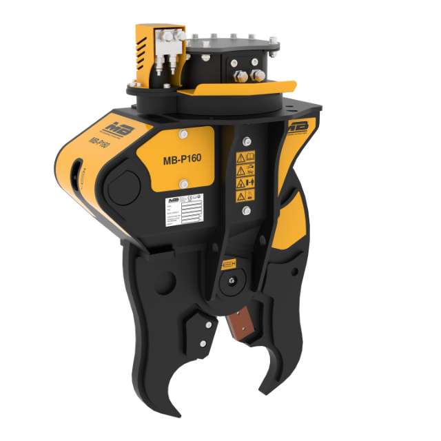 MB Crusher Demolition Pulverizer | Model MB-P160 | Width 12.2" | Machine Size 1.7-3.3 Tons | For Excavators
