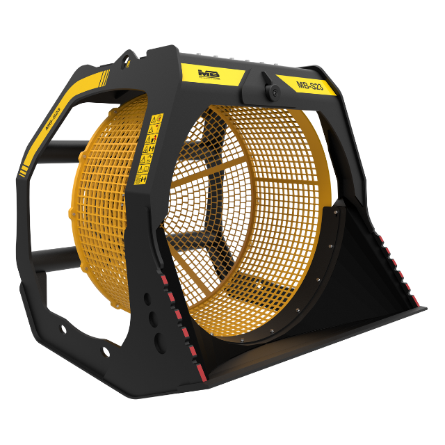 MB Crushers Screening Bucket | Model  MB-S23 | Width 91" | Machine Size 35-50 Tons | For Excavators