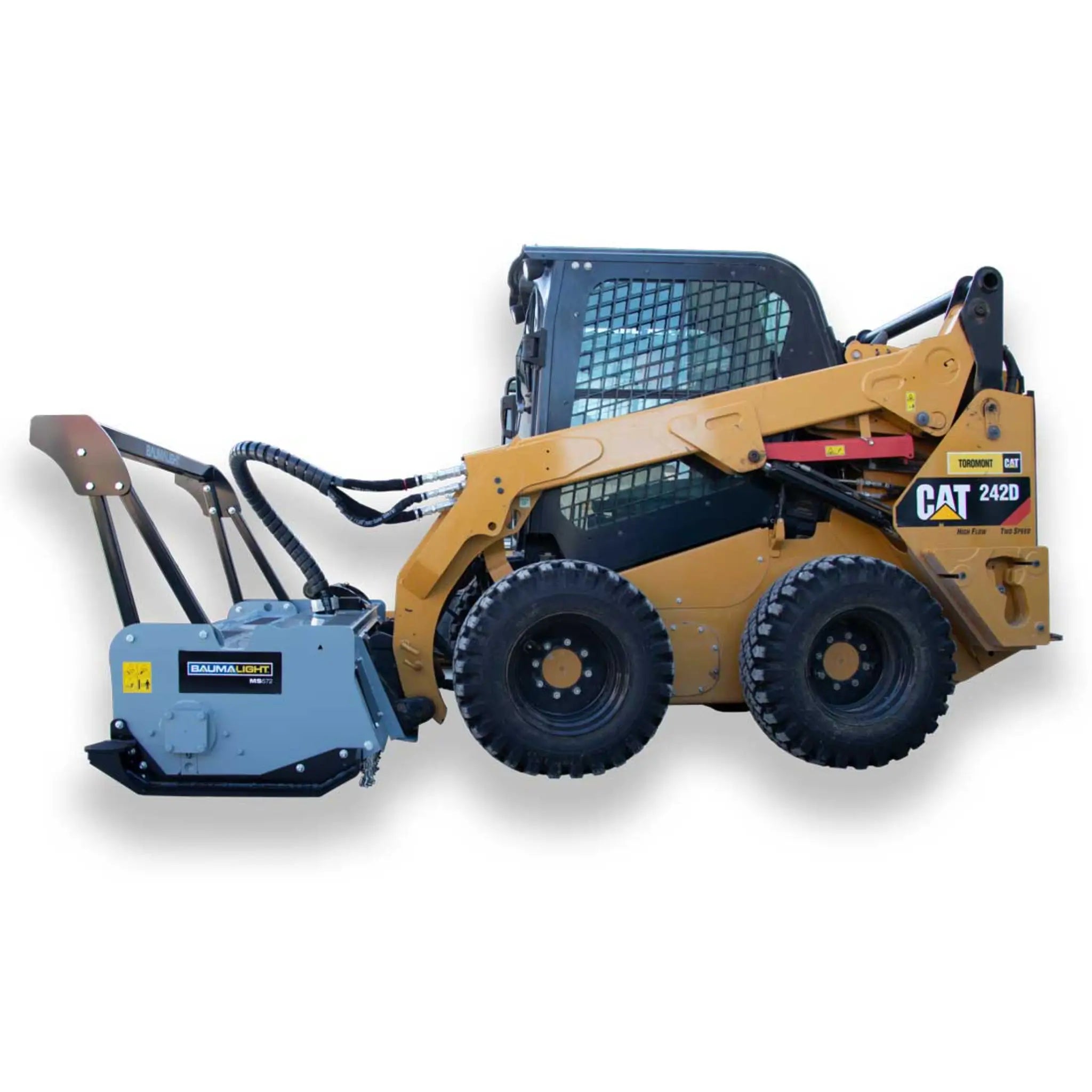 Baumalight MS572 Skid Steer Mulcher | 72" Fixed Tooth Brush Mulcher