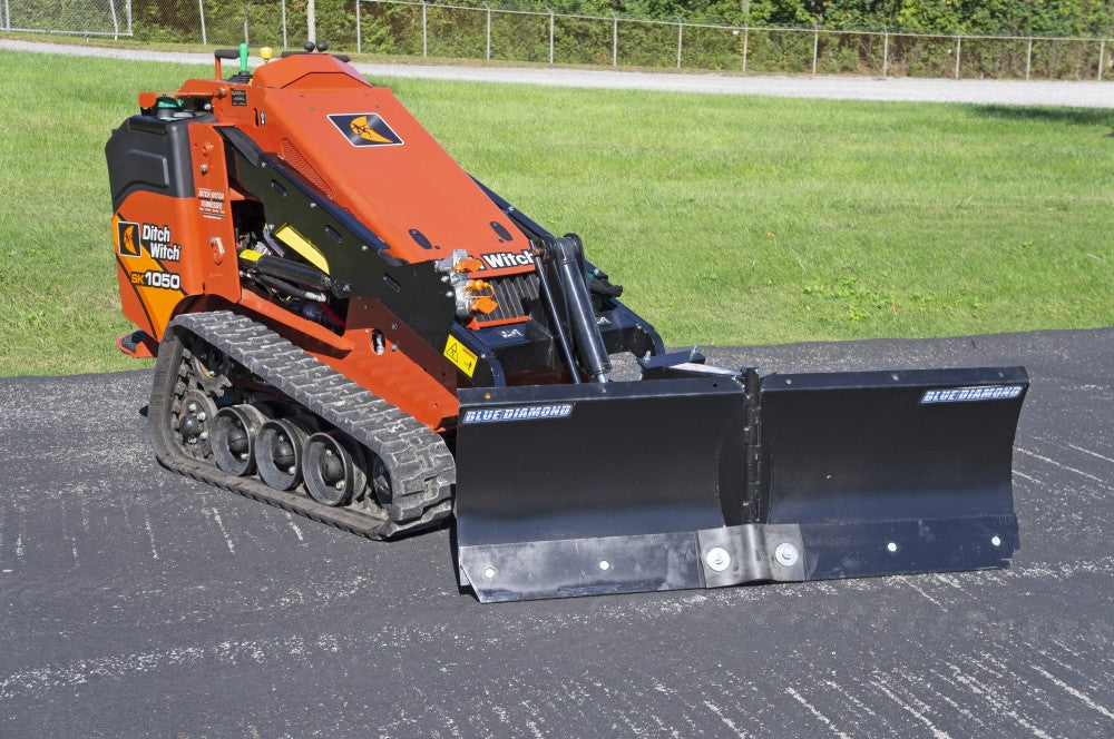 BLUE DIAMOND V Blade for Mini Skid Steer