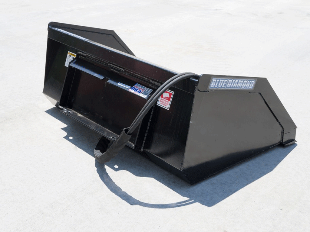 BLUE DIAMOND Front Dump Bucket for Mini Skid Steer