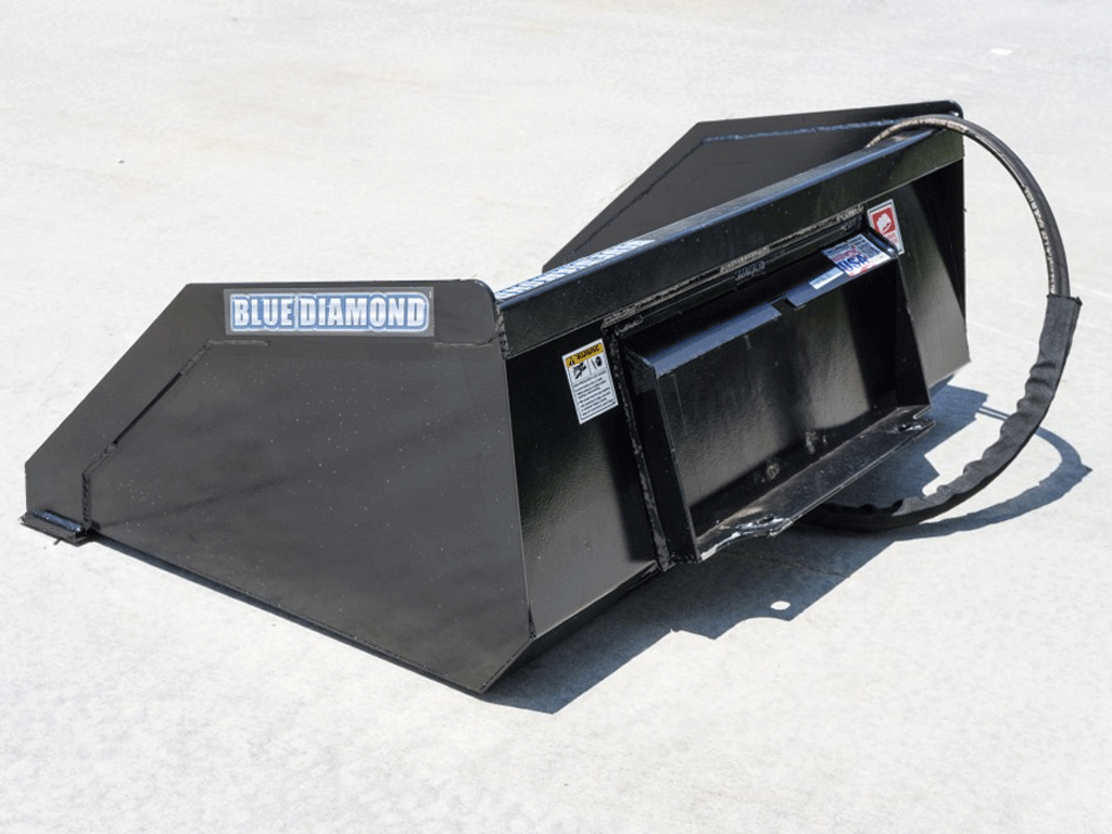 BLUE DIAMOND Front Dump Bucket for Mini Skid Steer