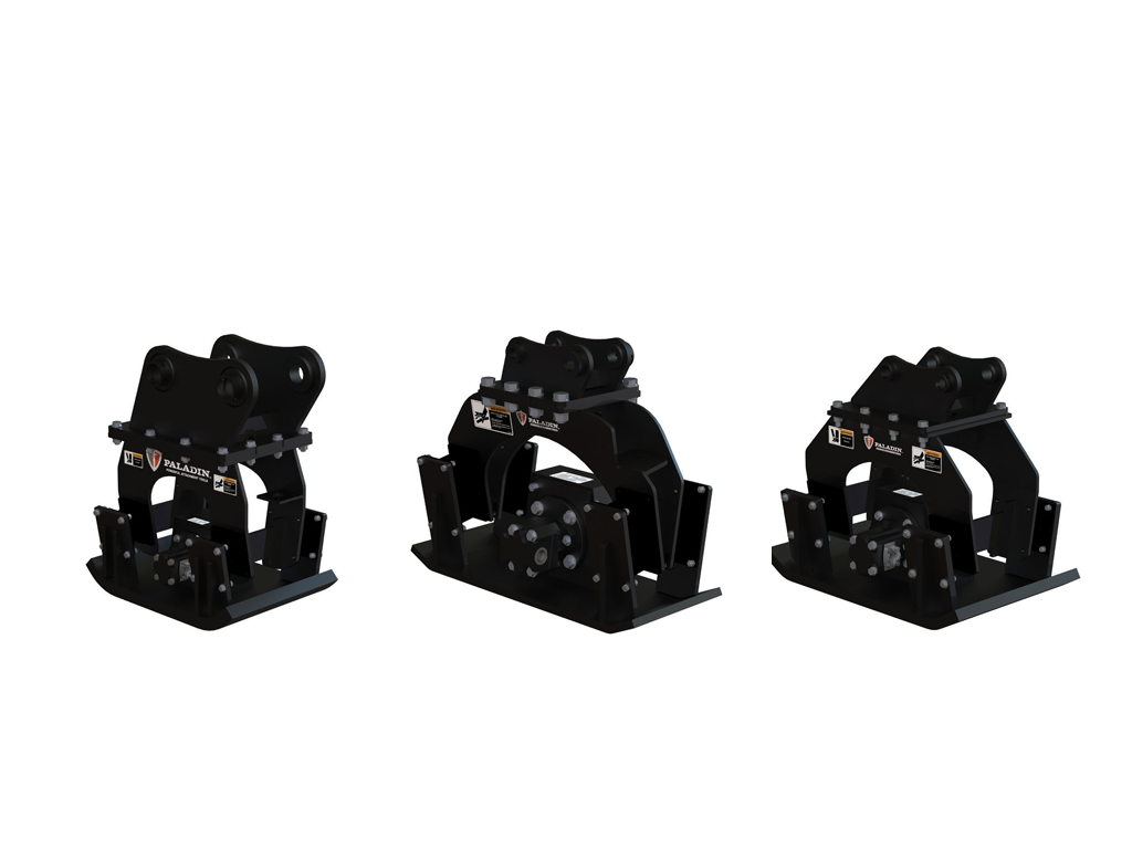 Paladin StrikeForce EX TCP Vibratory Plate Compactors for Skid Steer Excavator 50000-130000 lbs.