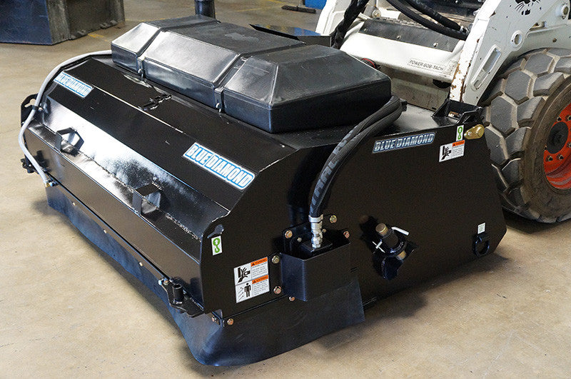 BLUE DIAMOND | Pickup Broom for Skid Steer Series 2