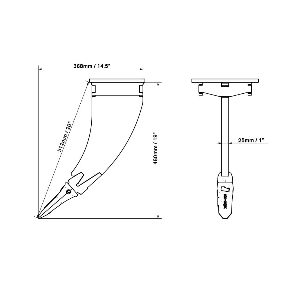 JCB 8032 ZTS Ripper Tooth / Hook