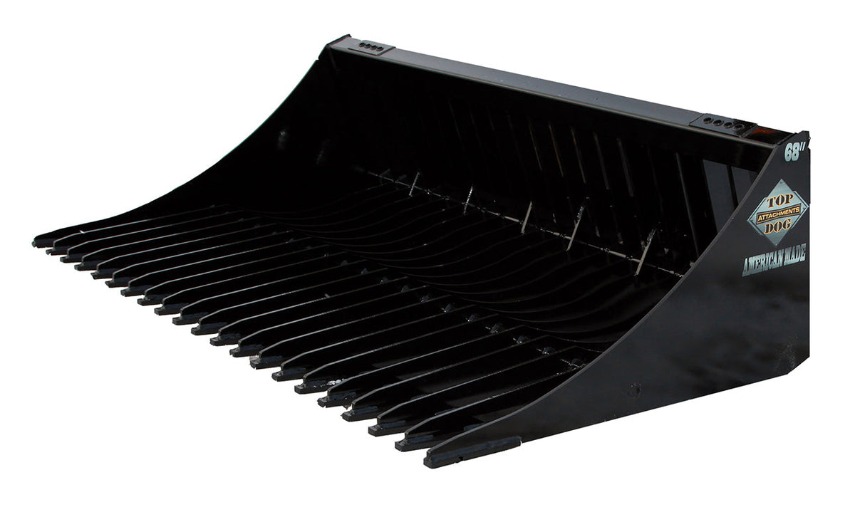 Top Dog Attachments | Skid Steer Rock Bucket