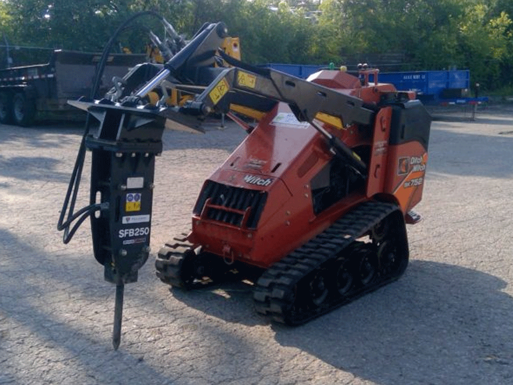 Paladin / Strike Force Hydraulic Hammers For Mini Skid Steer Loaders