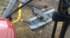Forax Tilt & Extend 15' Boom Groomer Brush Cutter | 72" Cutting Width | 50-75 HP | For Tractor