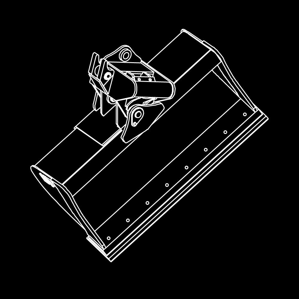 WAIN ROY | Tilt Buckets for Mini Excavators (12,500 - 20,000 lbs.)