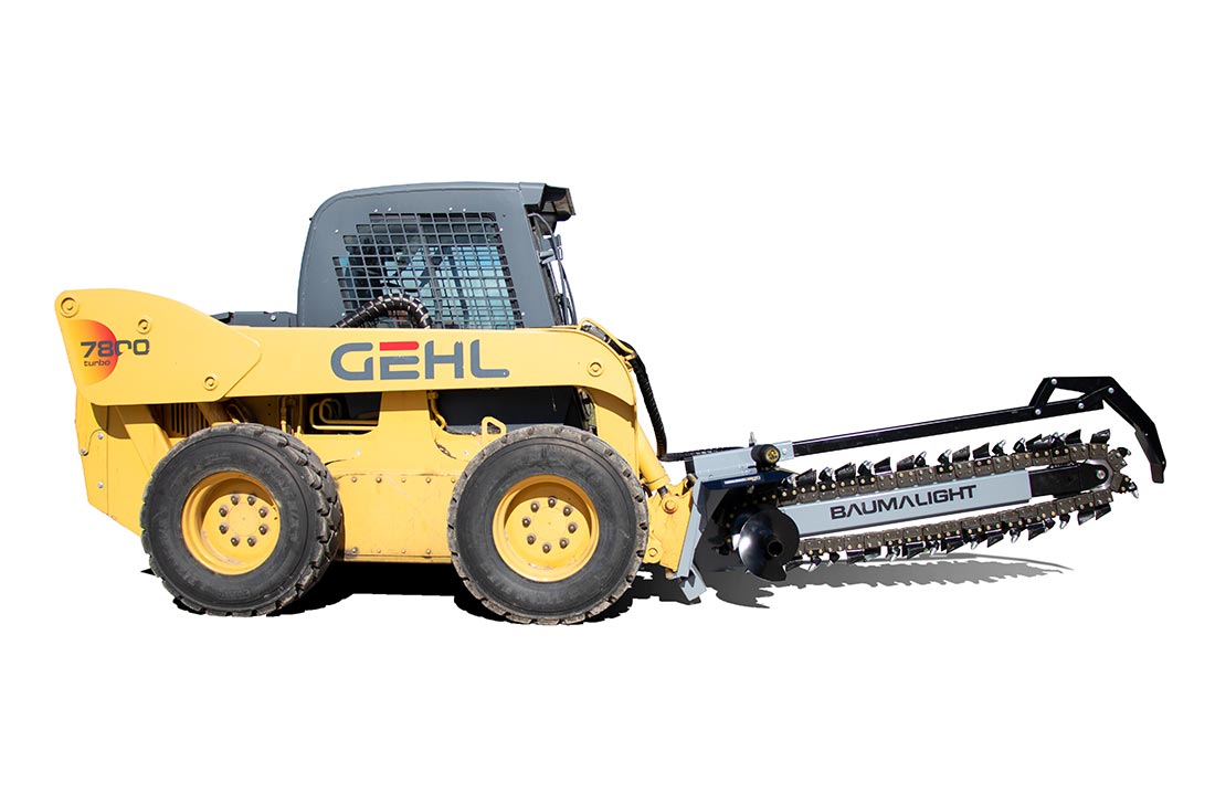 Baumalight | TN760 Trencher For Skid Steer - Hi Flow