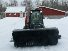 Paladin | Sweepster QCSS Manual Angle Broom 220 Series, Poly-Wire Brush for Skid Steer