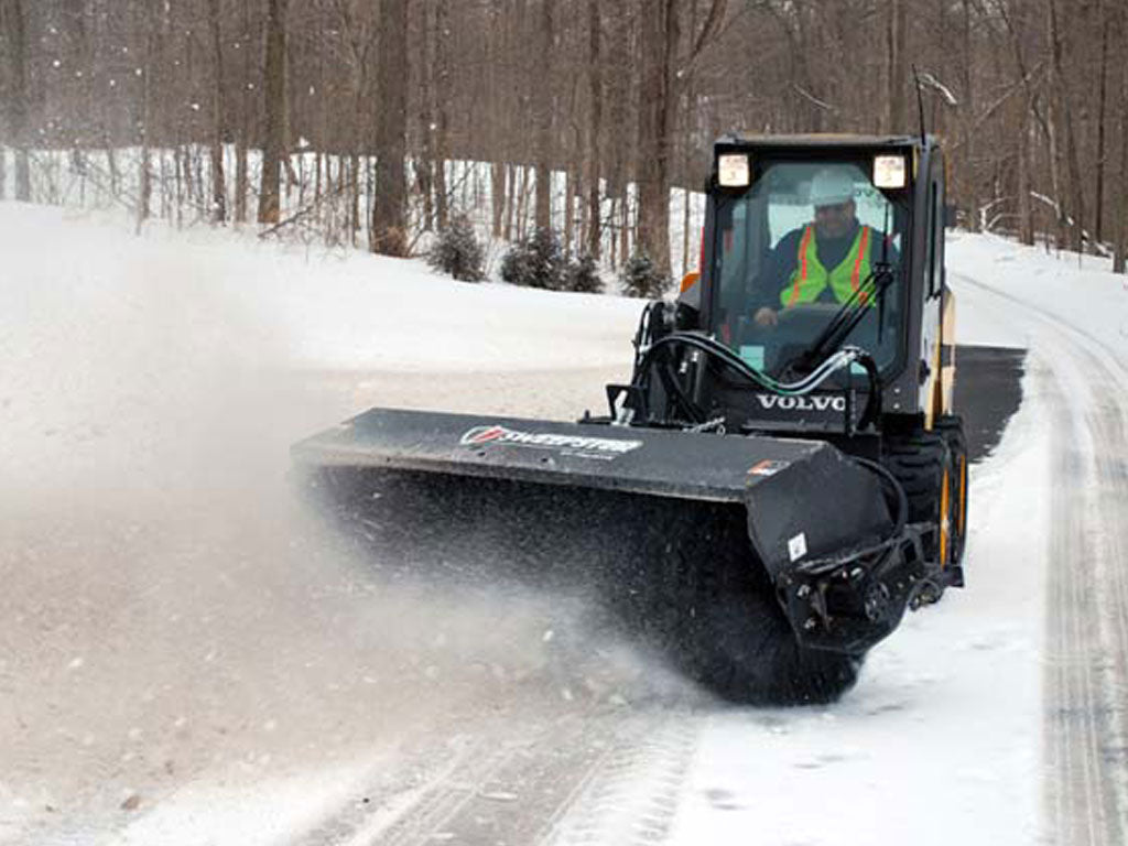 Paladin | Sweepster QCSS Manual Angle Broom 220 Series, Poly-Wire Brush for Skid Steer
