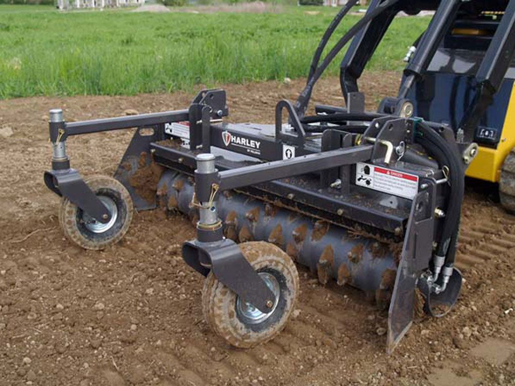 Paladin | Harley D4M Power Rake Mini Loader for Skid Steer