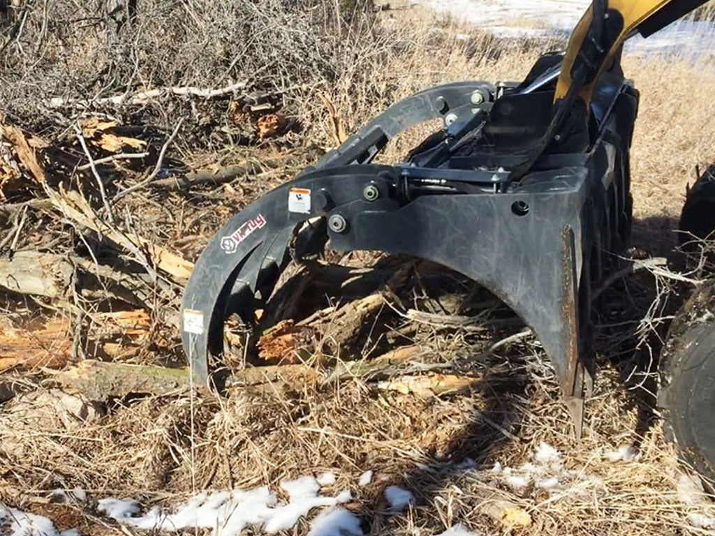 Virnig V60 Root Rake Grapple for Skid Steer Loader