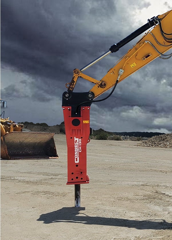 Connect Work Tools CH Series Hydraulic Breaker for 16–70 Ton Excavators | Demolition Hammer for Concrete & Rock