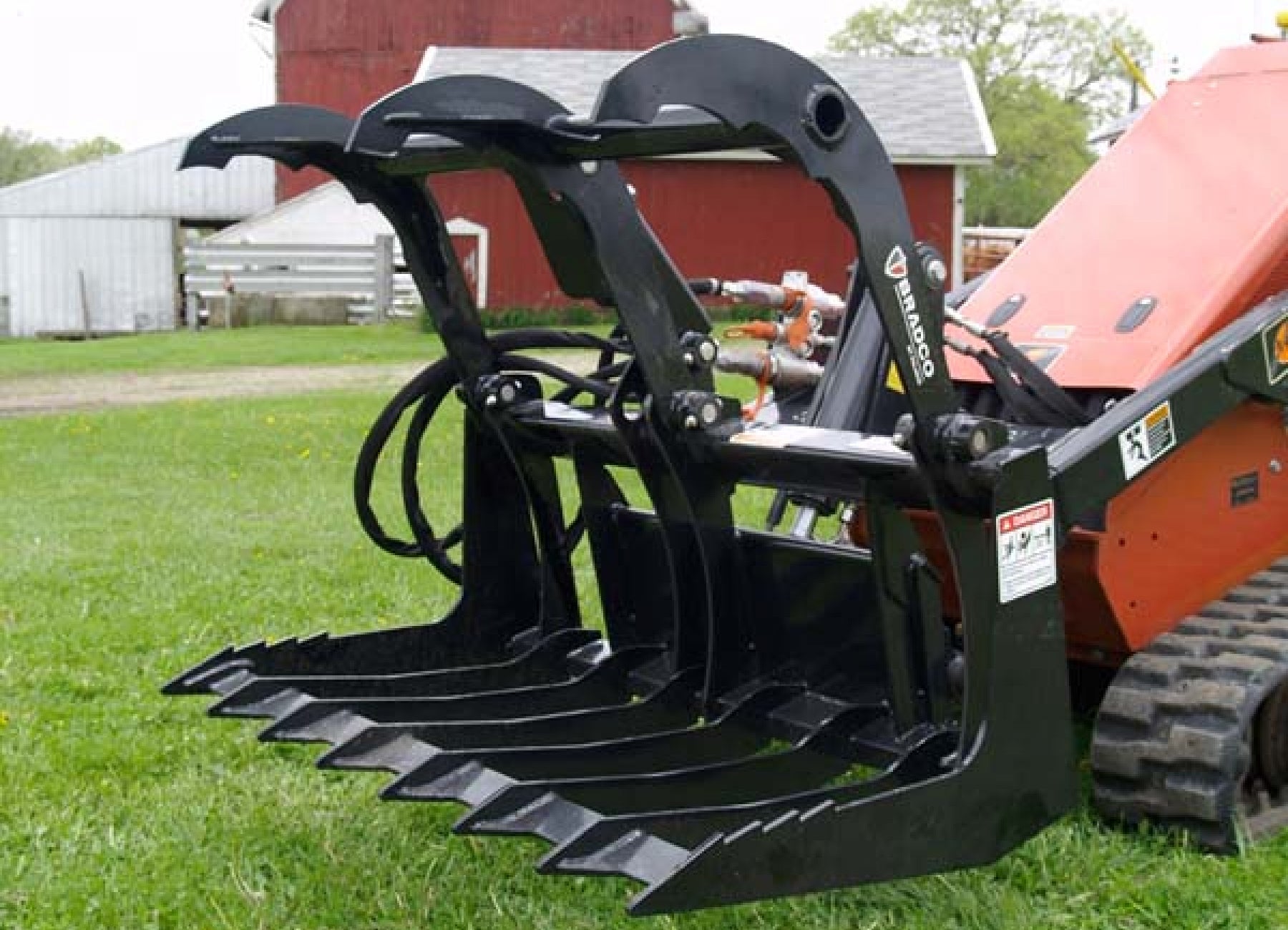Paladin / Bradco Brush Grapple for Mini Skid Steers