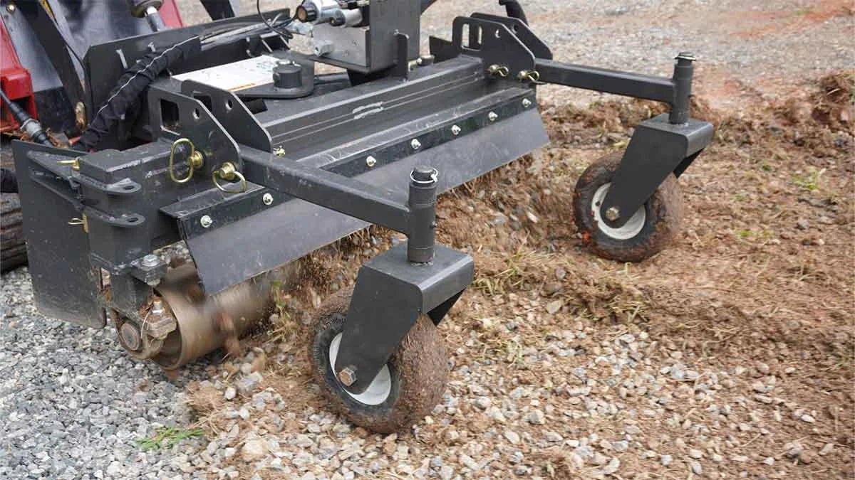 CID Multi-Purpose Power Rake for Mini Skid Steers