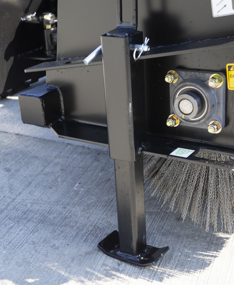BLUE DIAMOND HYDRAULIC ANGLE BROOM FOR SKID STEER - HEAVY DUTY SERIES 2