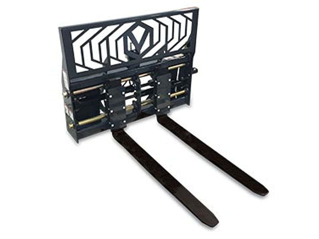 Virnig | Hydraulic Adjust Pallet Fork For Skid Steer