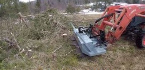 Forax Tilt & Extend 15' Boom Groomer Brush Cutter | 72" Cutting Width | 50-75 HP | For Tractor