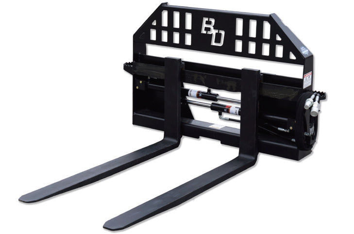BLUE DIAMOND | Hydraulic Pallet Forks for Mini Skid Steer