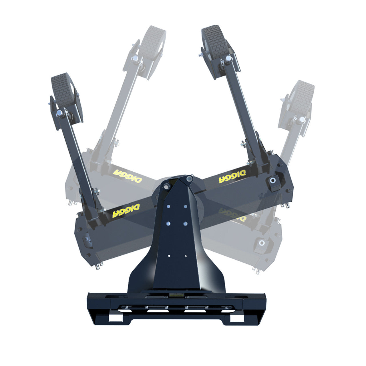 Digga Mini Skid Steer Loader Soil Conditioner Power Rake