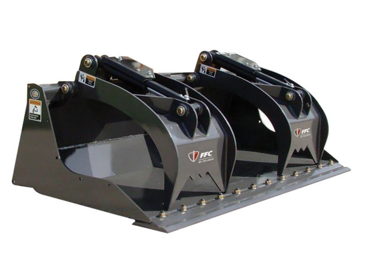 Paladin / FFC Scrap Grapple Buckets for Skid Steer