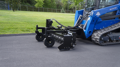 BLUE DIAMOND SEVERE DUTY SKID STEER POWER RAKE, MANUAL ANGLE