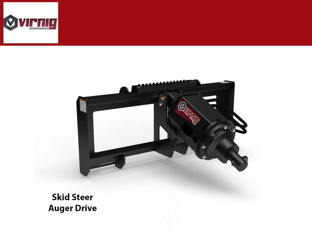 Virnig High Torque Auger Drive For Skid Steer
