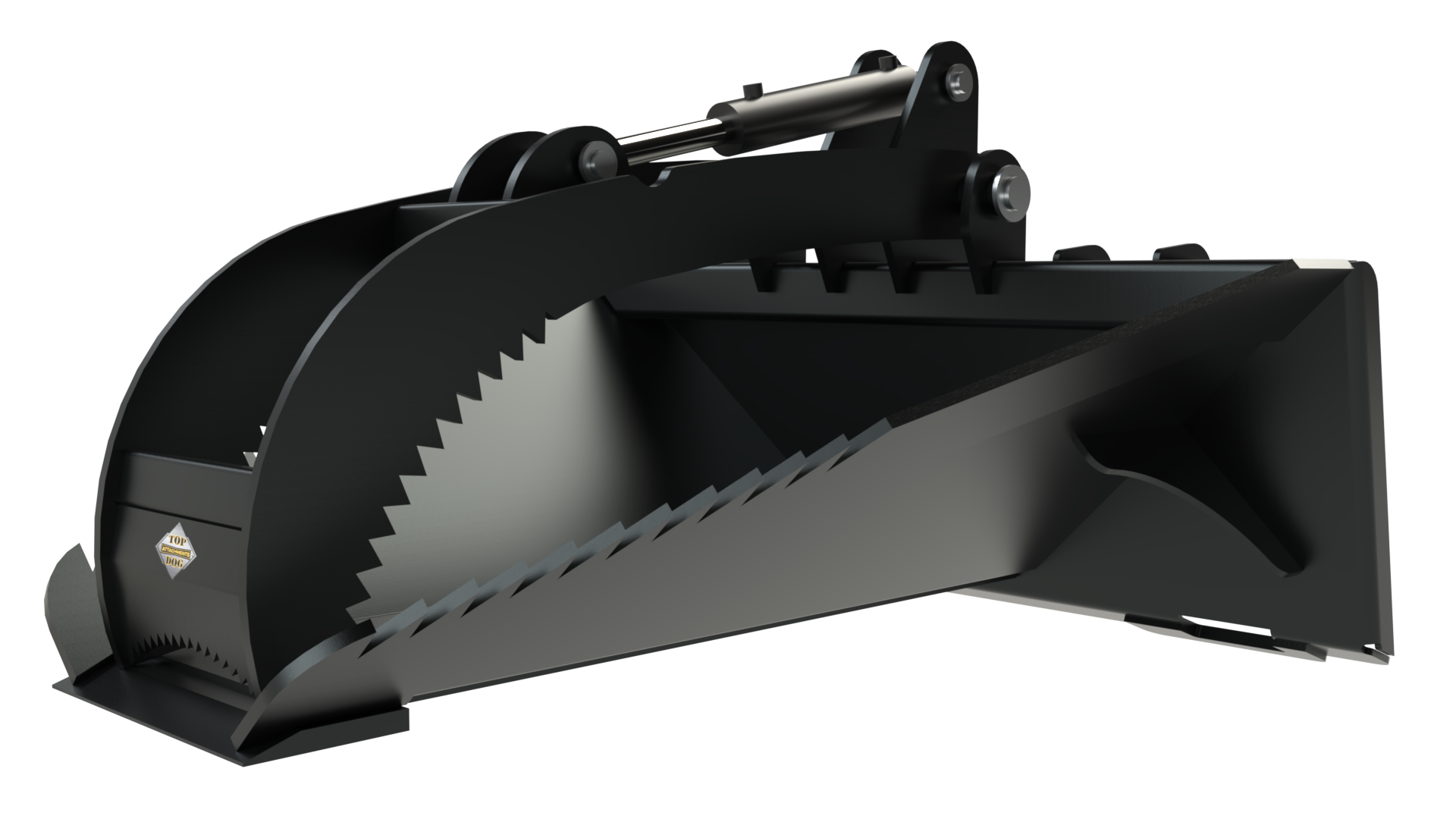 Top Dog Attachments | Skid Steer Stump Grapple