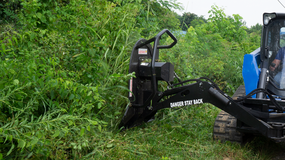 BLUE DIAMOND Swing Arm Brush Cutter for Skid Steer