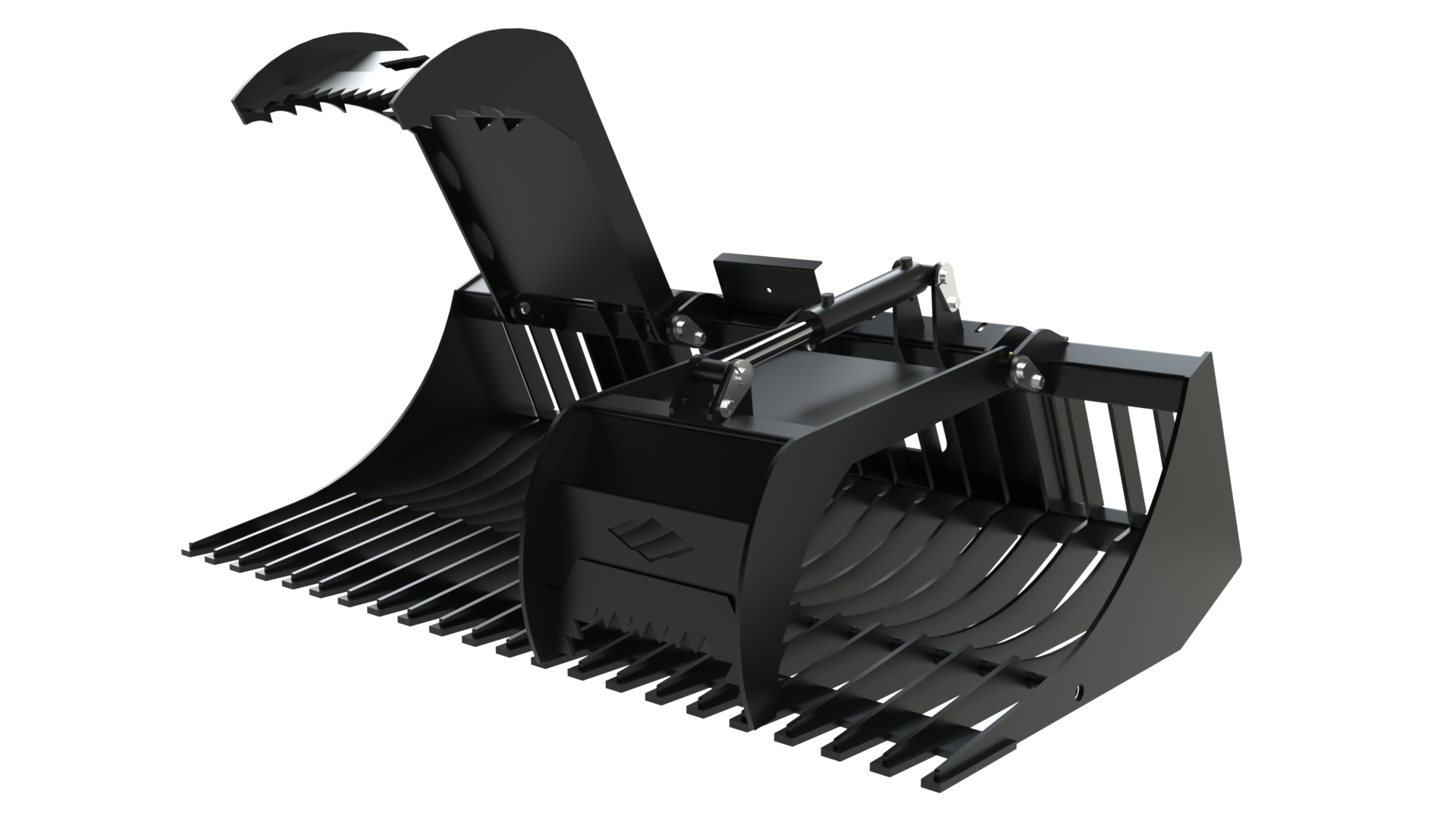 Top Dog Attachments | 72" Utility Grapple Bucket