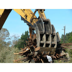 Amulet | HoeMate Multi-Tine Rake For Excavator