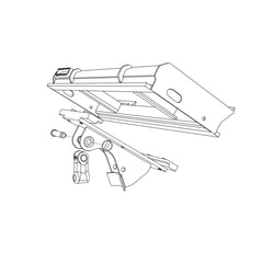 Digga Skid Steer Slide Shift Cradle for Auger Mounting Bracket