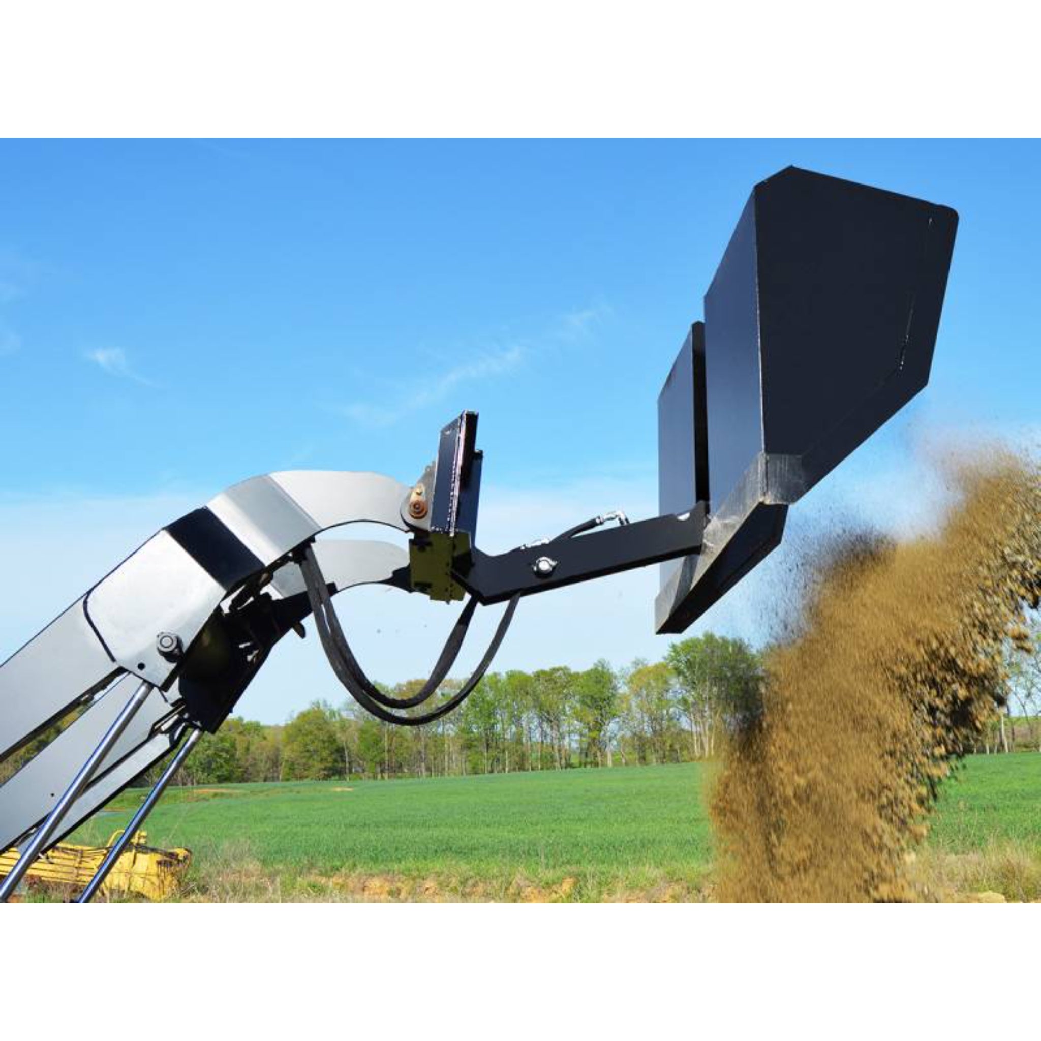 Loflin Fabrication | Mini Skid Steer Front Dump Bucket
