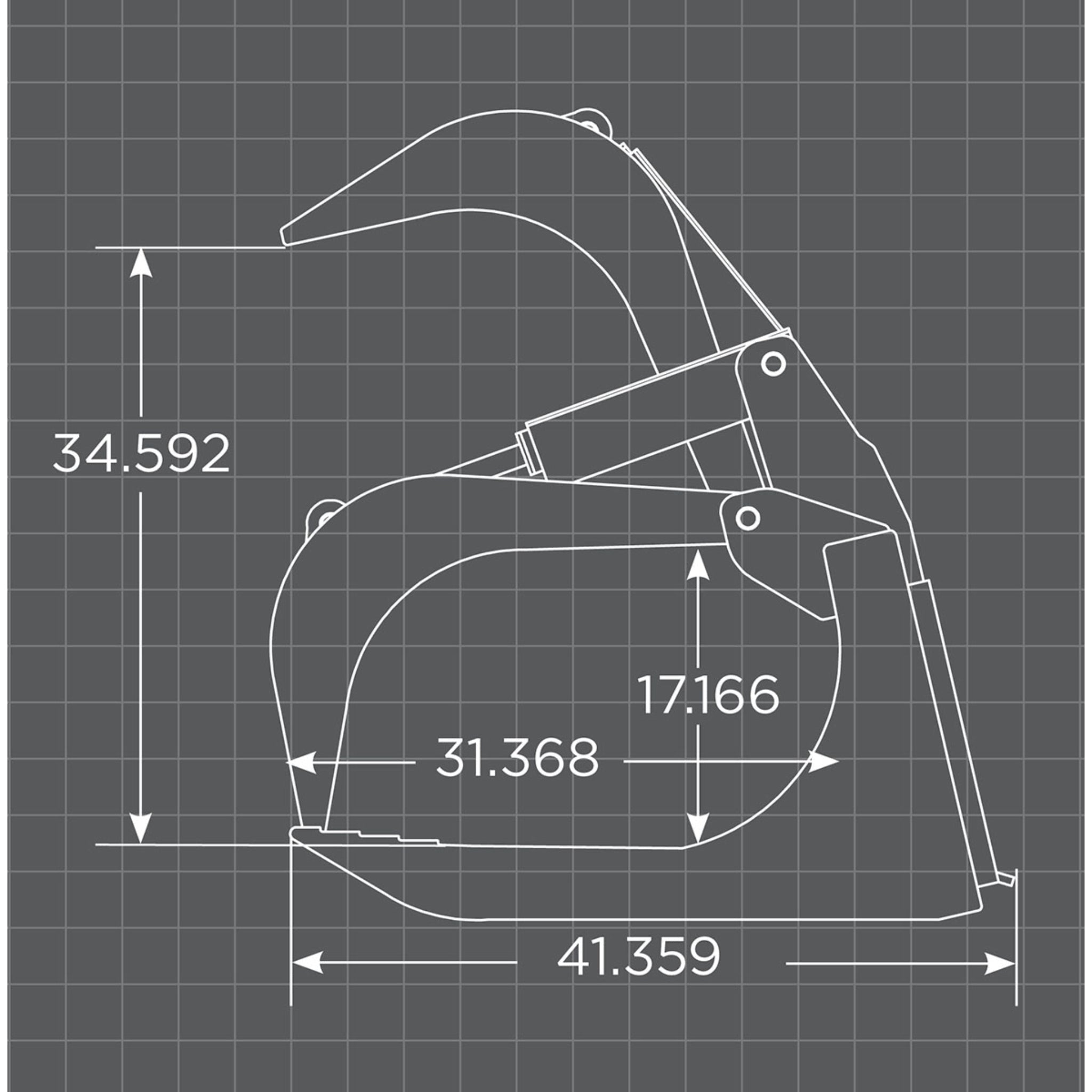 Loflin Fabrication Standard Duty Skid Steer Root Grapple