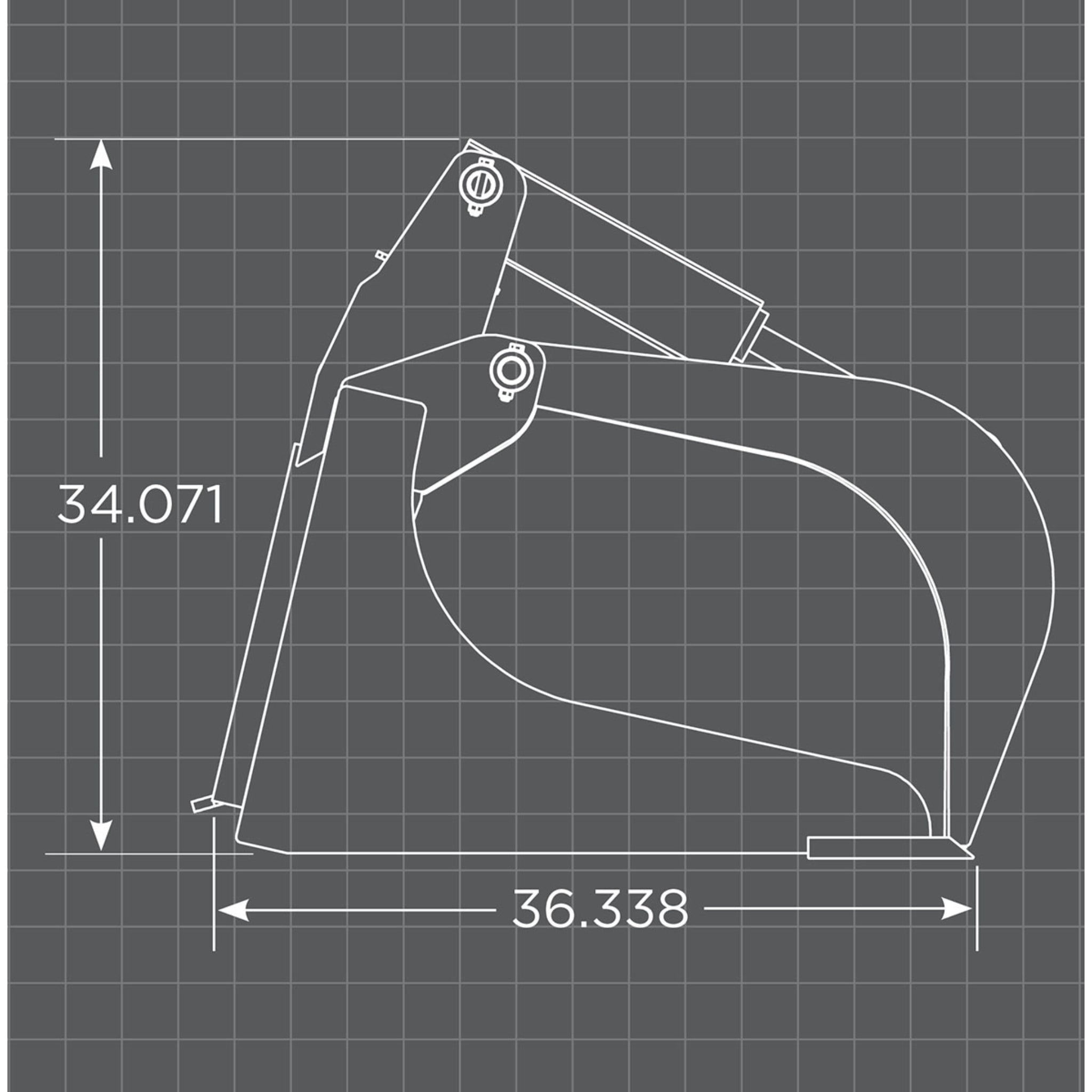 Loflin Fabrication | Skid Steer Xtra Heavy Duty Grapple Bucket