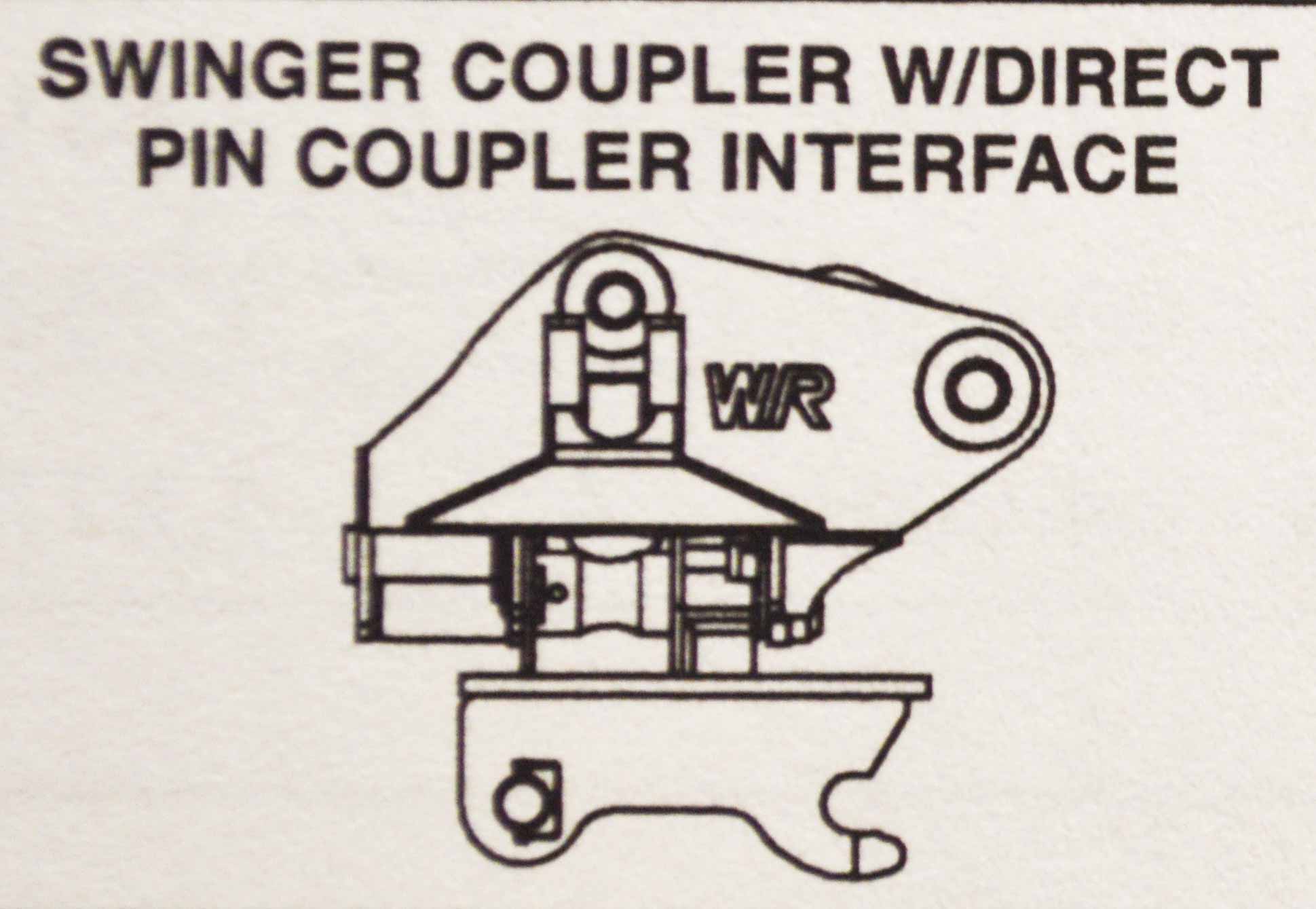 WAIN ROY 45MT Coupler Systems for excavators 95,000 to 110,000 lbs., Wain Roy interface couplers
