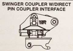 WAIN ROY 15MT Coupler Systems for excavators 30000 to 41000 lbs., Wain Roy interface couplers
